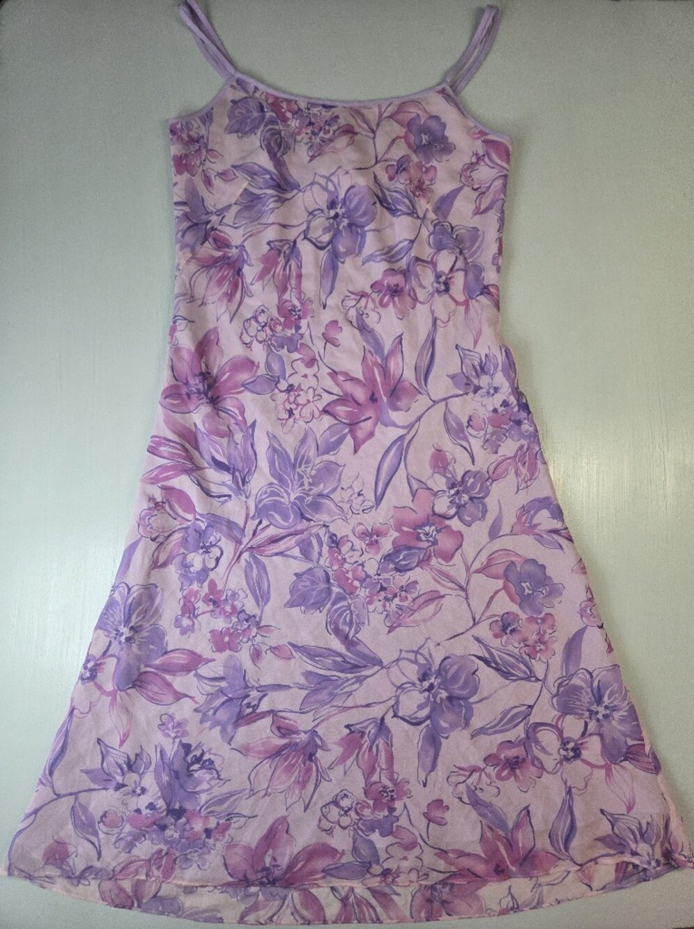 Bob Mackie Silk Floral Midi Dress